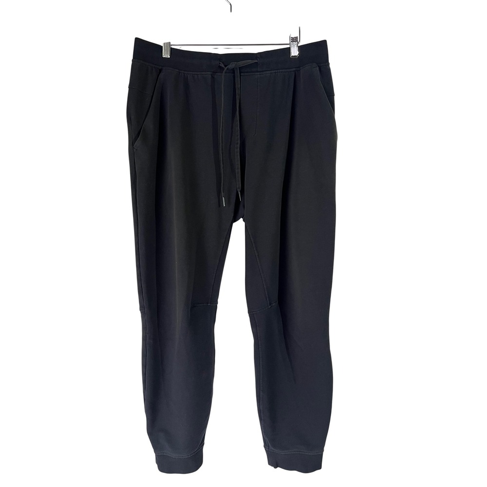 Lululemon City Sweat Jogger Mens XL Black French Terry Tapered Athletic Pants